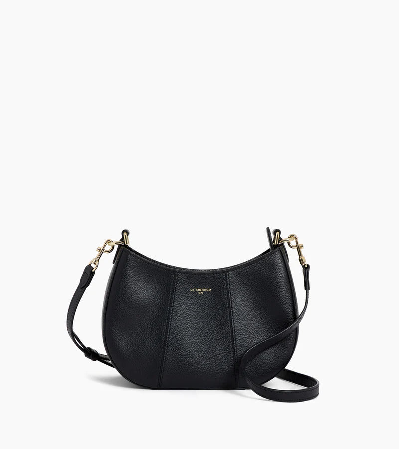 Juliette - Petit sac demi-lune en cuir grainé