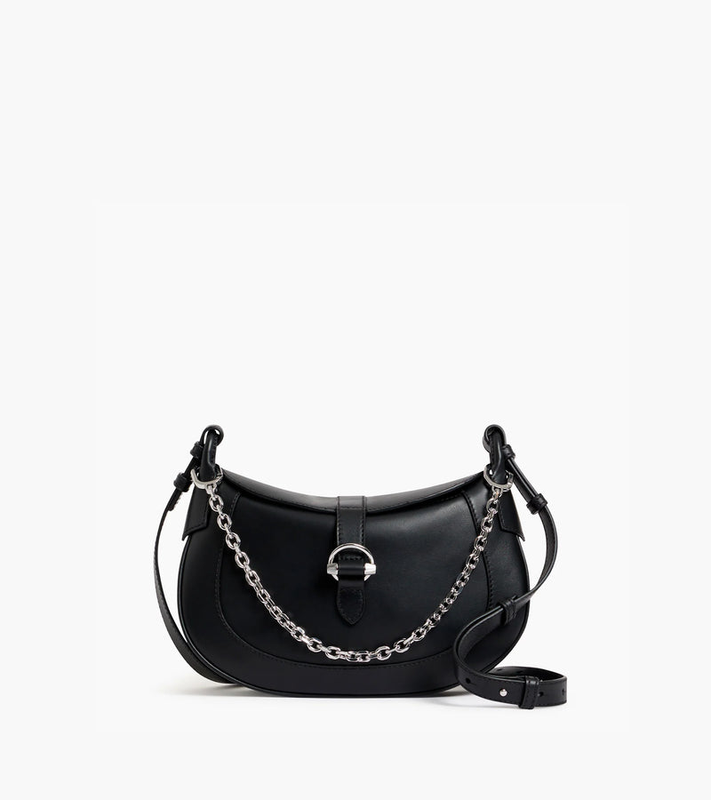 Pia -  Petit sac bandoulière en cuir lisse
